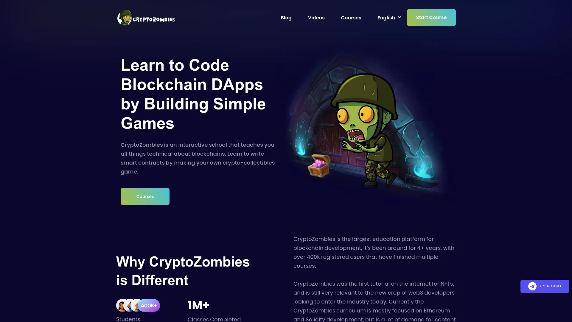 CryptoZombies — preview screenshot