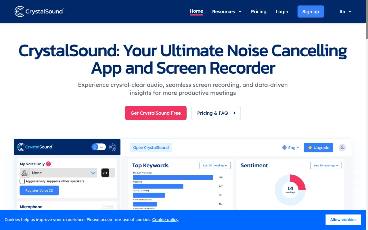 CrystalSound — preview screenshot