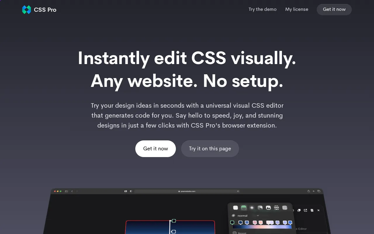 CSS Pro — preview screenshot