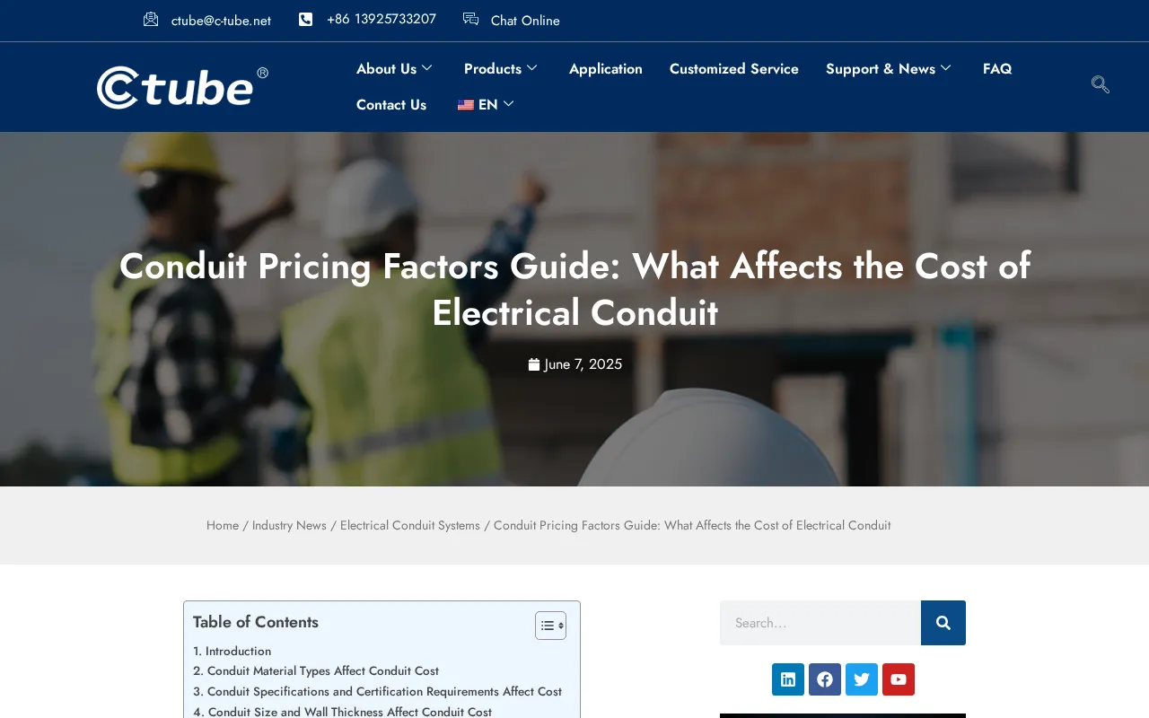 Ctube Official — pricing page