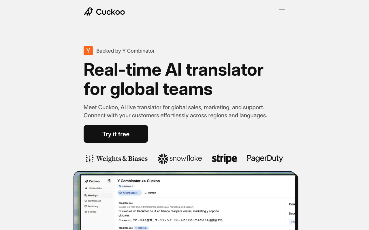 Cuckoo — preview screenshot