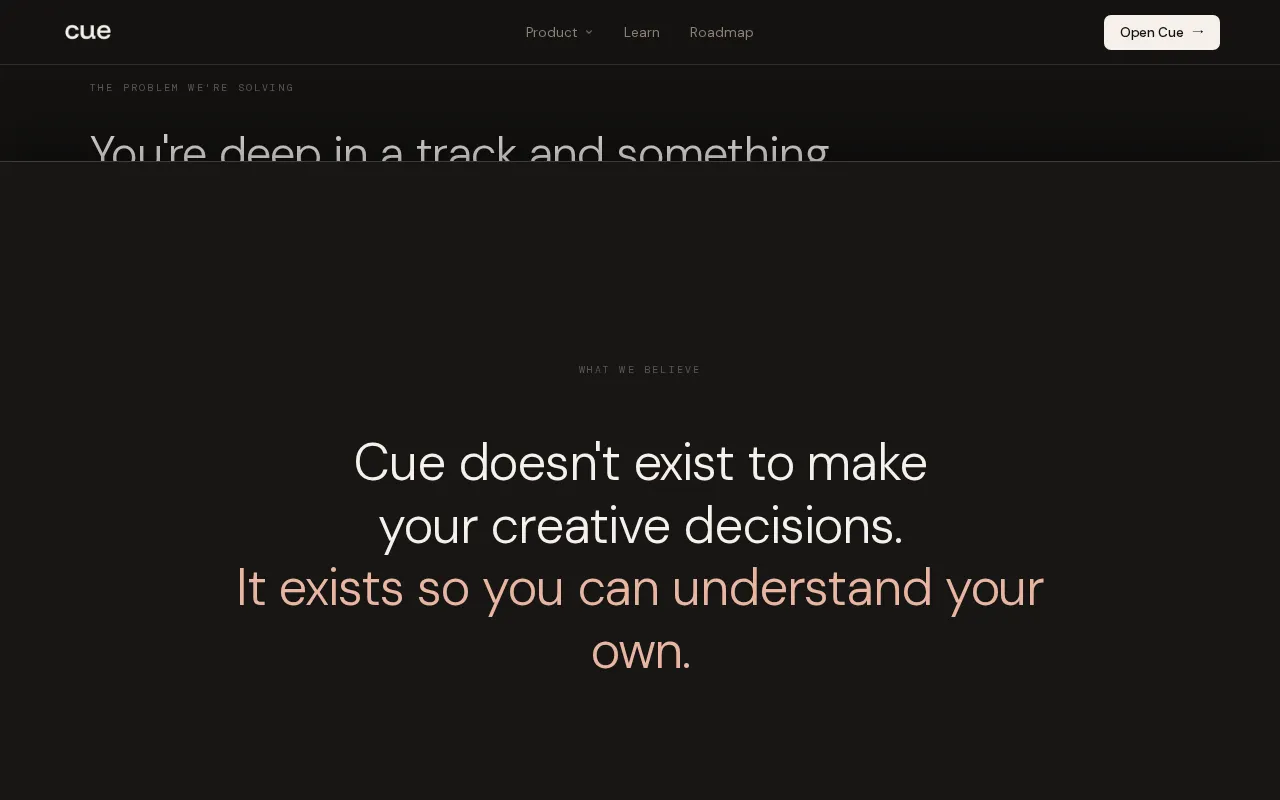 Cue — preview screenshot