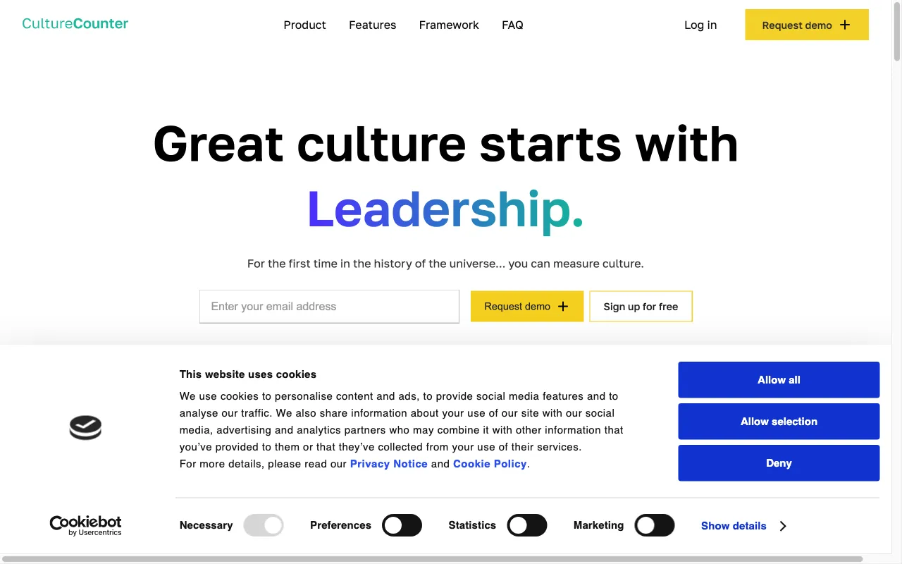 Culture Counter — preview screenshot