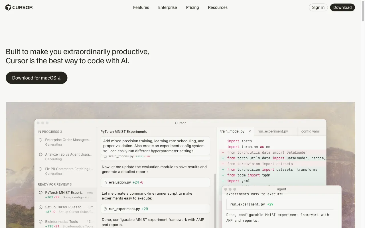 Cursor — preview screenshot