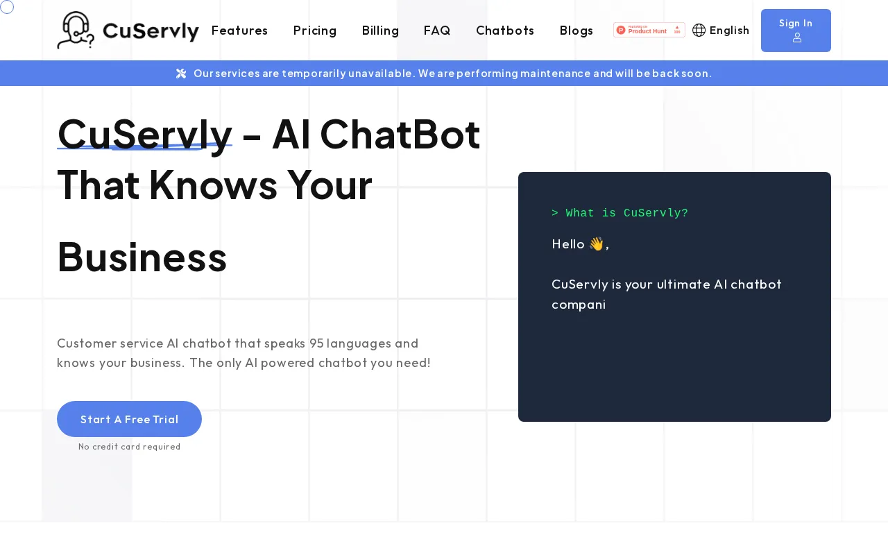 CuServly — preview screenshot