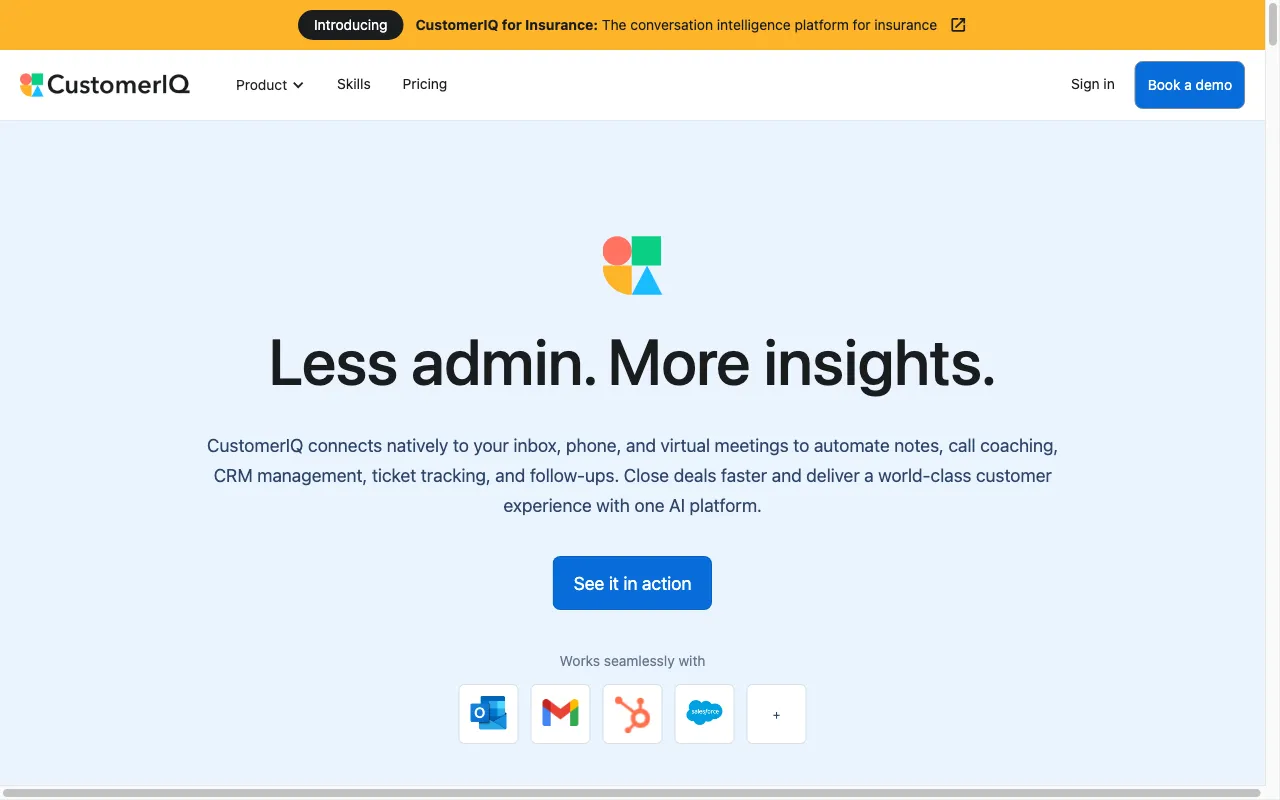 CustomerIQ — preview screenshot