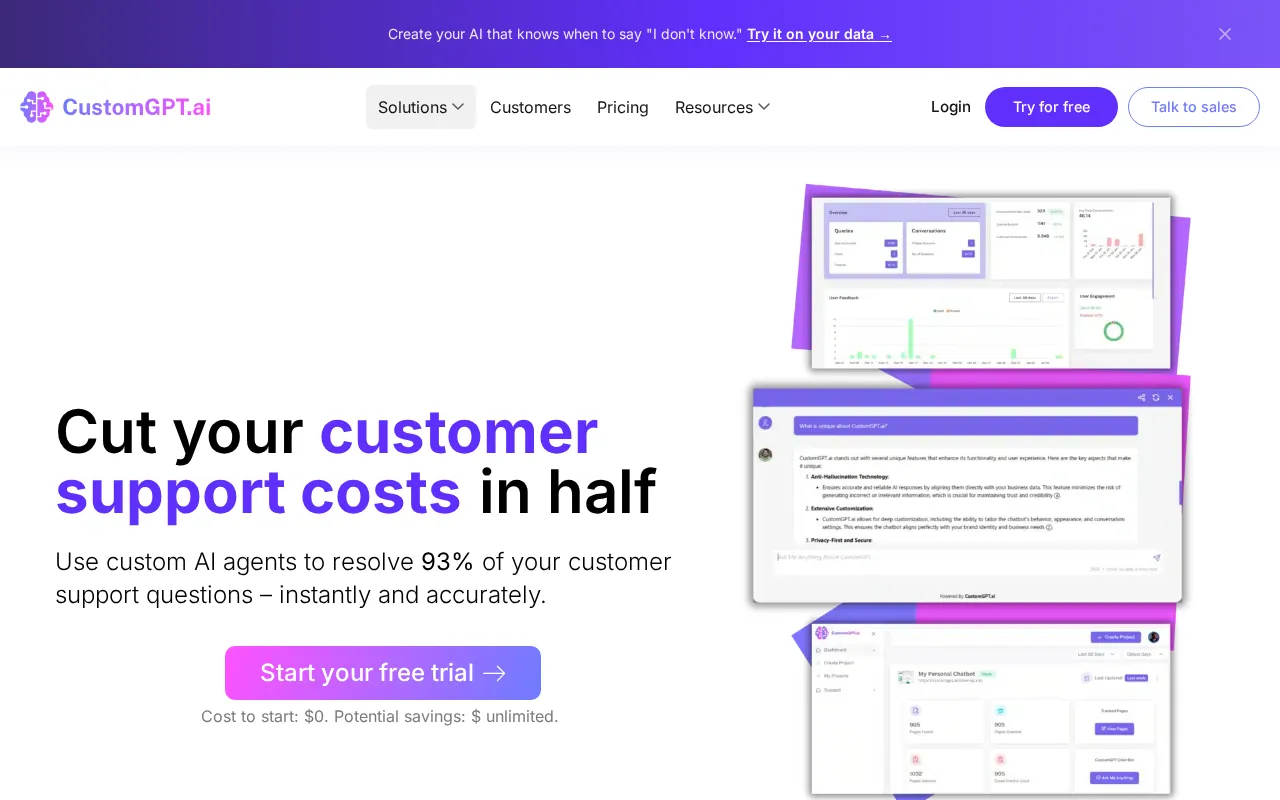 CustomGPT.ai — preview screenshot