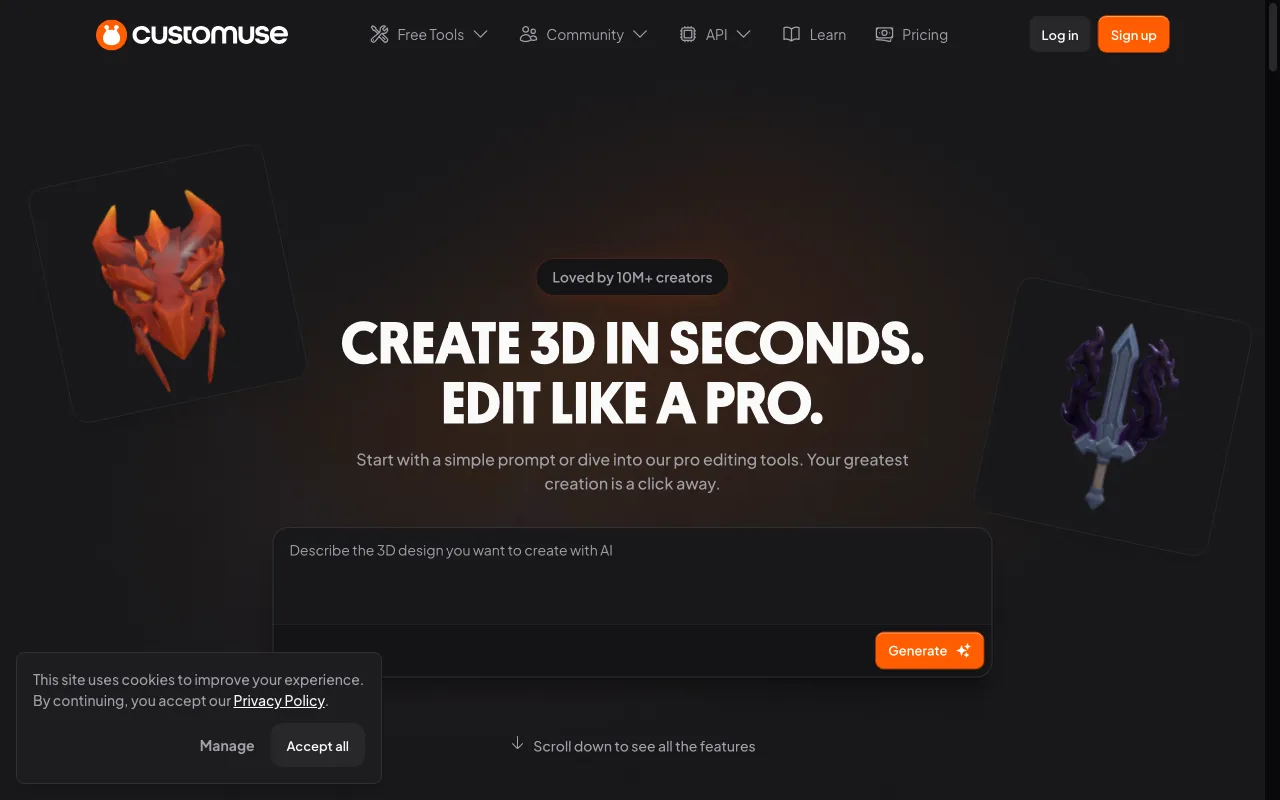 Customuse — preview screenshot