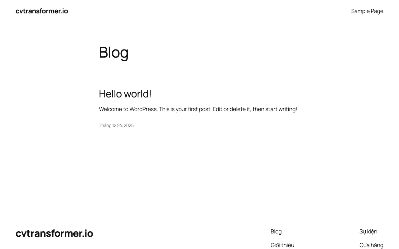 cvtransformer.io — preview screenshot