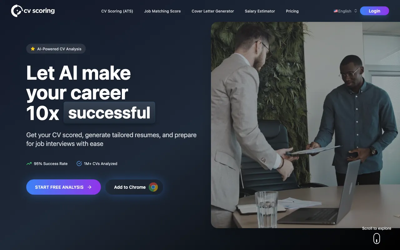 CV Scoring — preview screenshot
