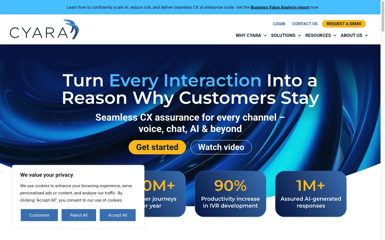 cyara.com — preview screenshot