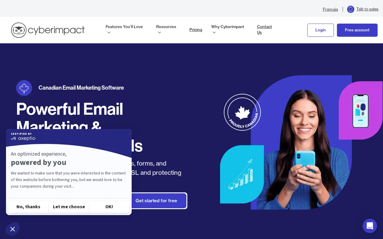 Cyberimpact — preview screenshot