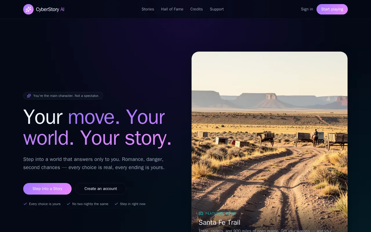CyberStory — preview screenshot