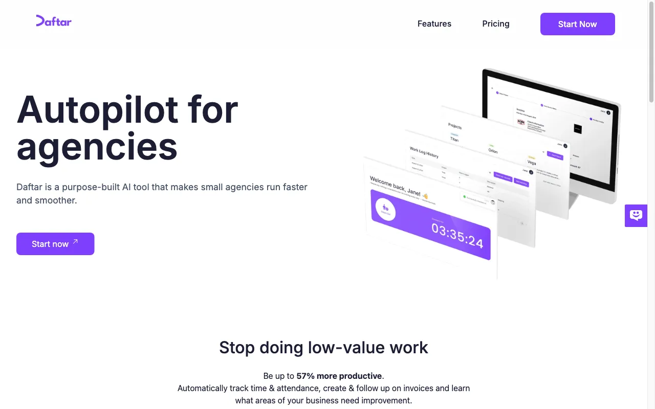 Daftar — preview screenshot