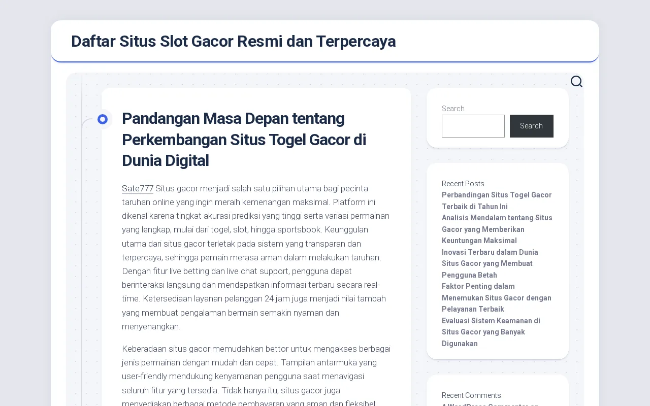 Daftar Situs Slot Gacor Resmi dan Terpercaya — preview screenshot