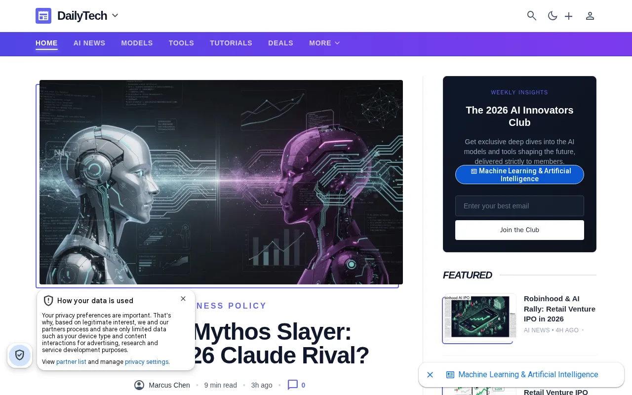 DailyTech — preview screenshot