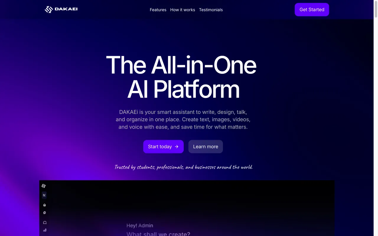 DAKAEi — preview screenshot