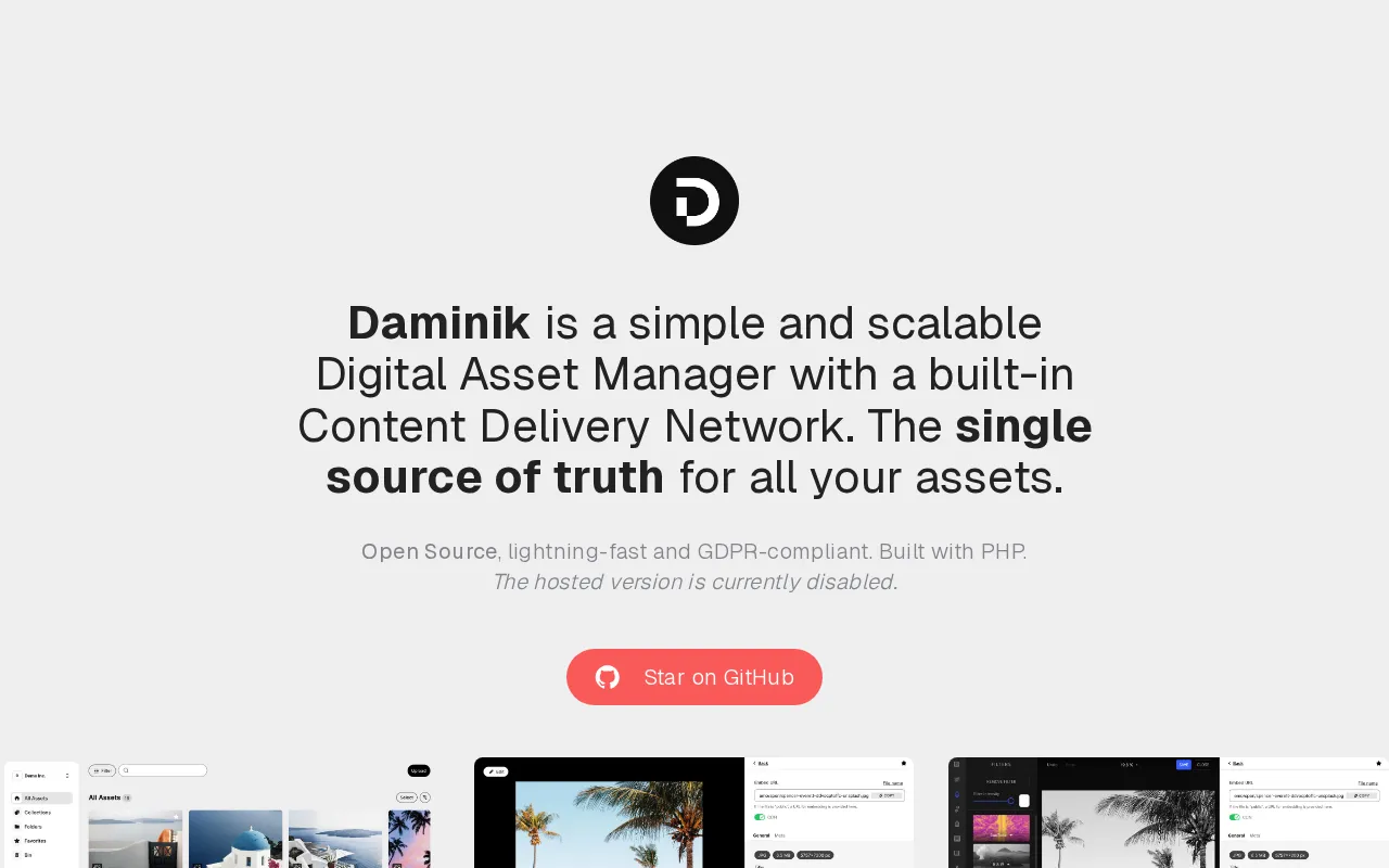 Daminik — preview screenshot