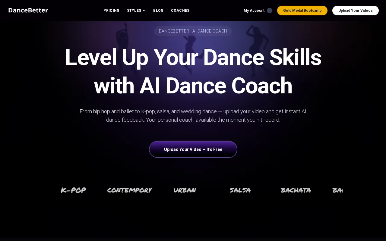 DanceBetter — preview screenshot