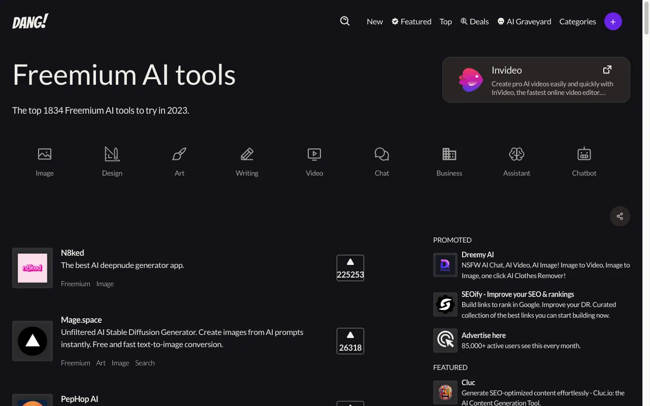dang.ai — pricing page