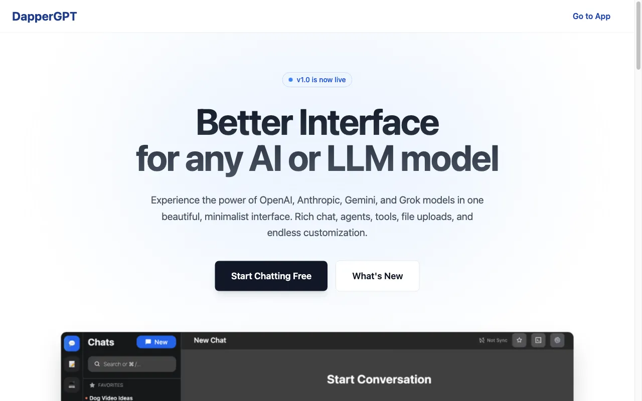 DapperGPT — preview screenshot