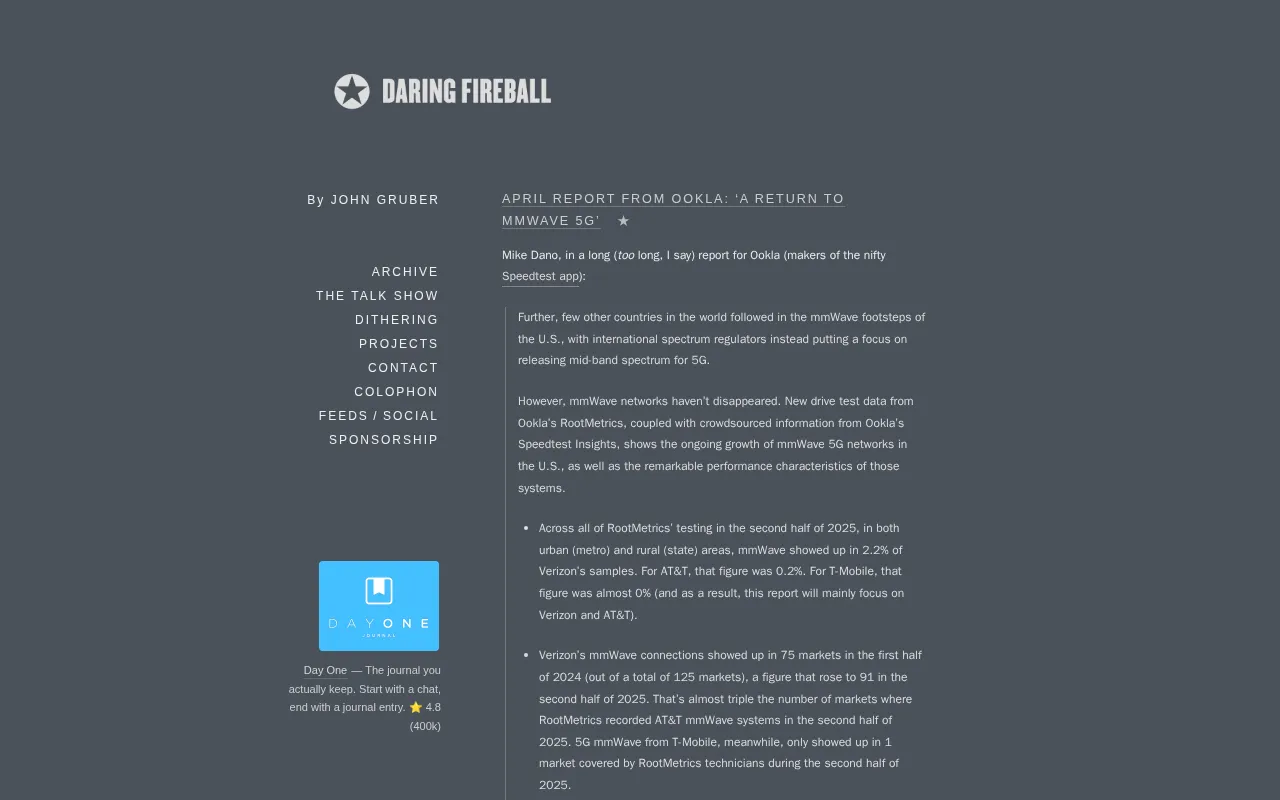 Daring Fireball — preview screenshot
