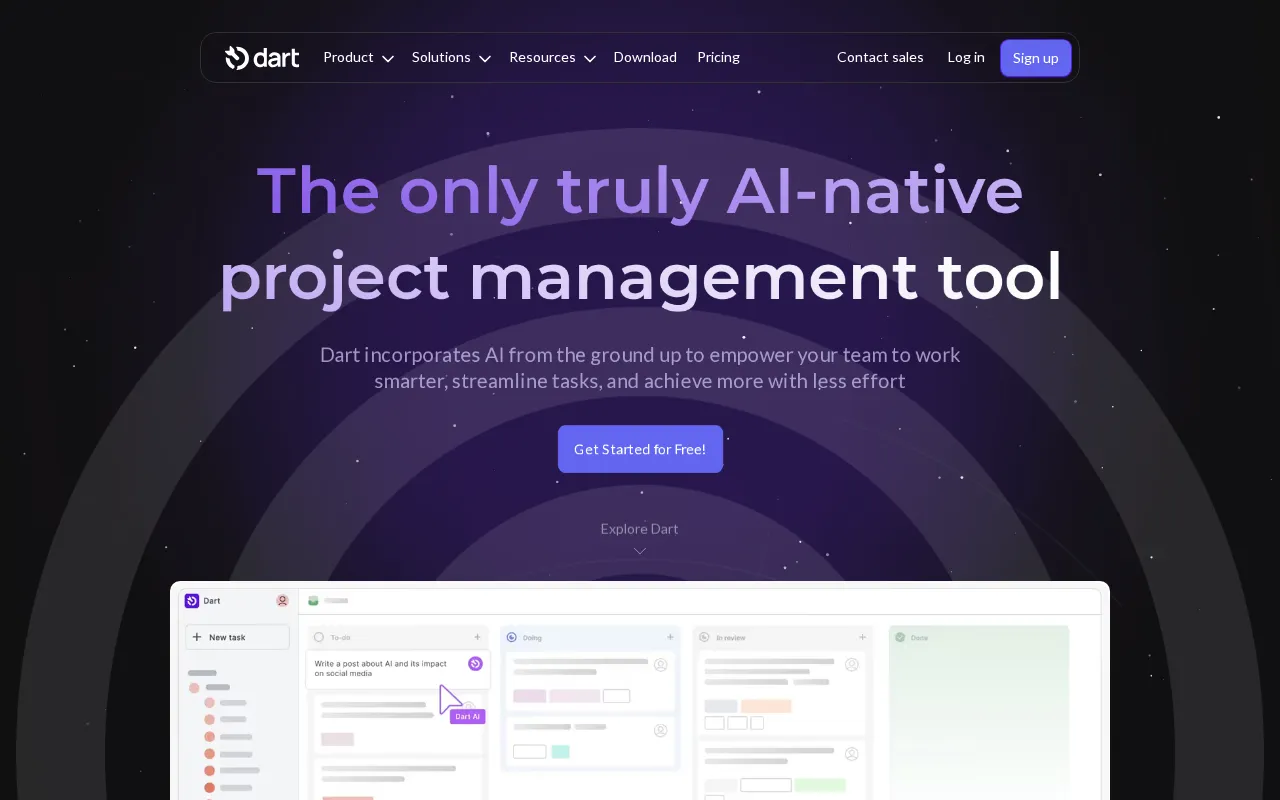 Dart — preview screenshot