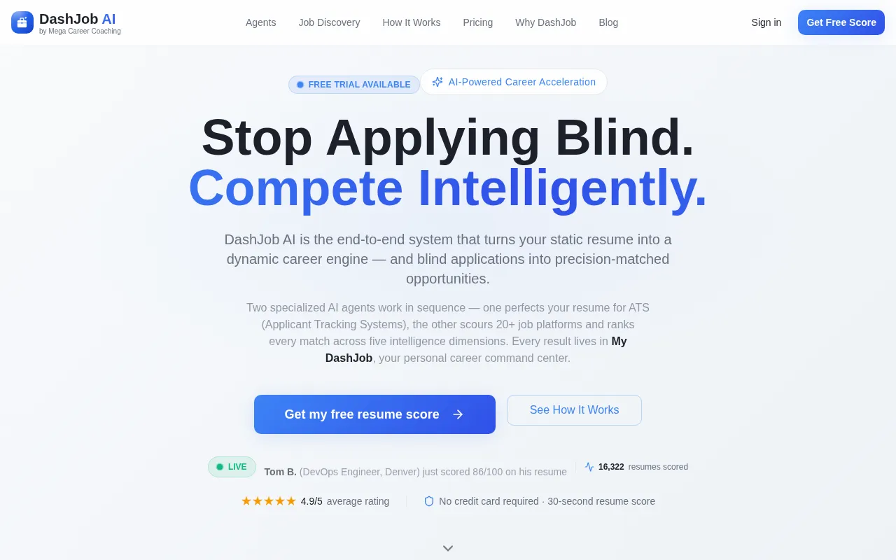 DashJob AI — preview screenshot