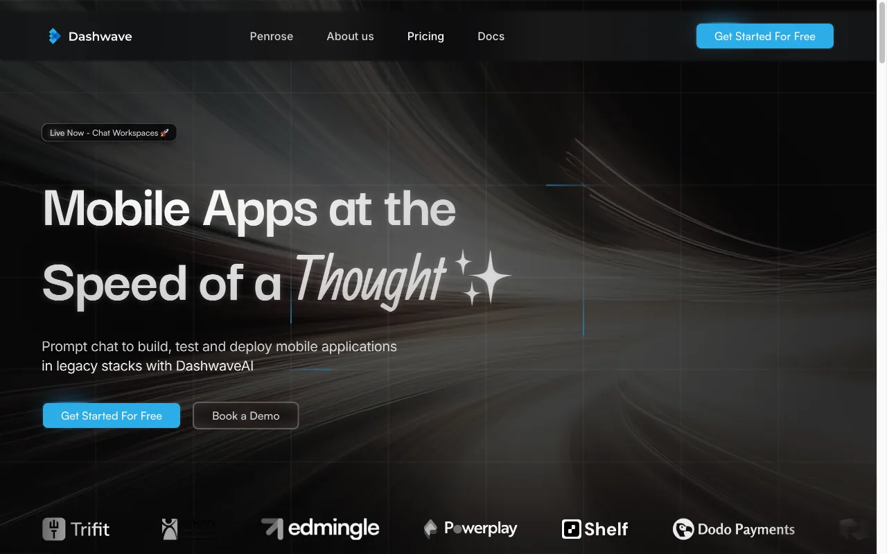 Dashwave 1.0 — preview screenshot