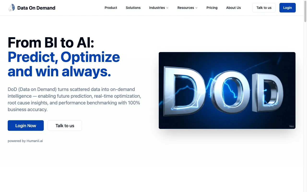Data On Demand — preview screenshot