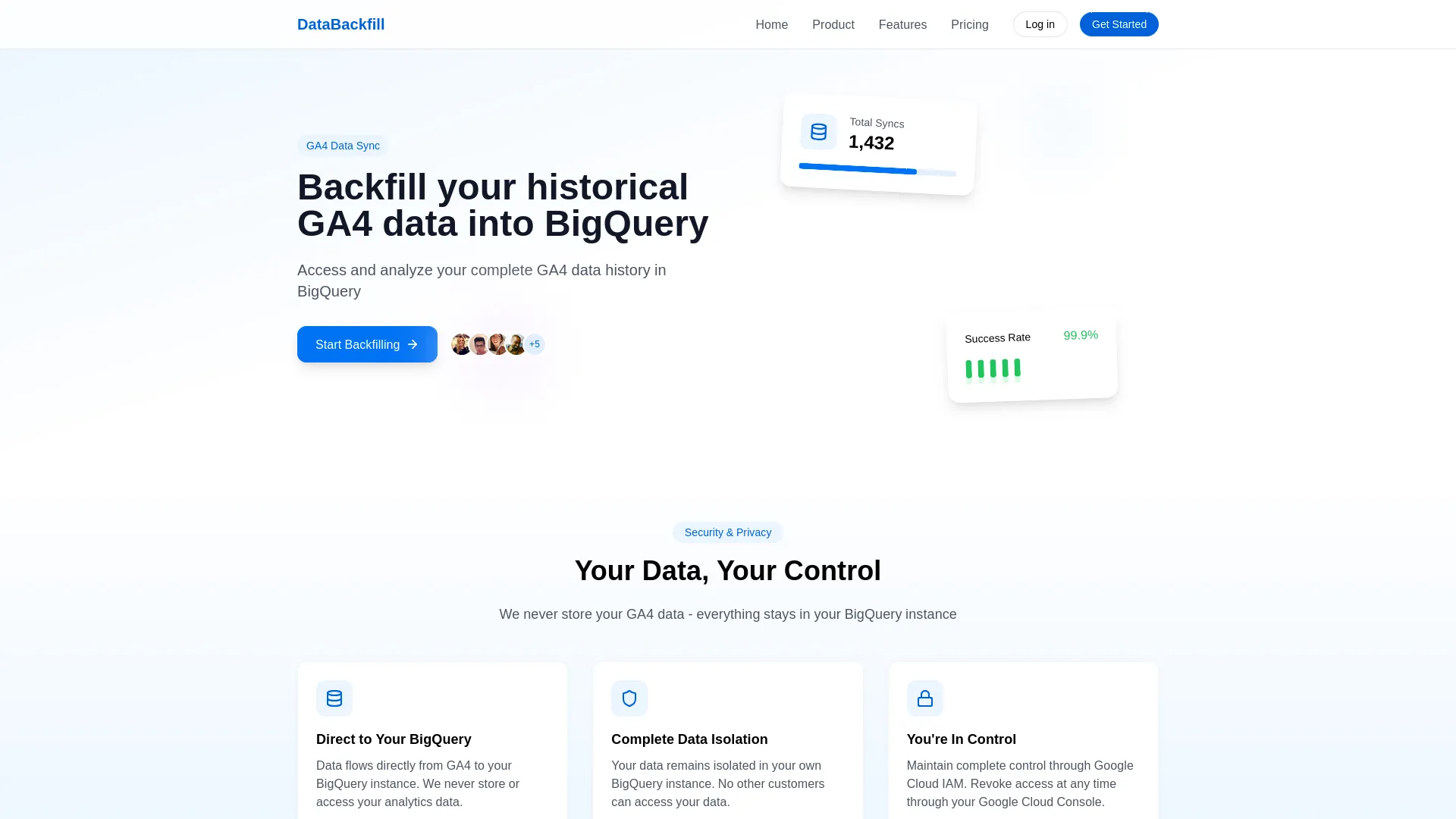DataBackfill — preview screenshot