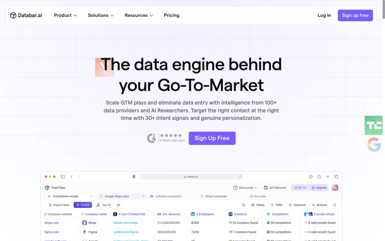 Databar.ai 2.0 — preview screenshot