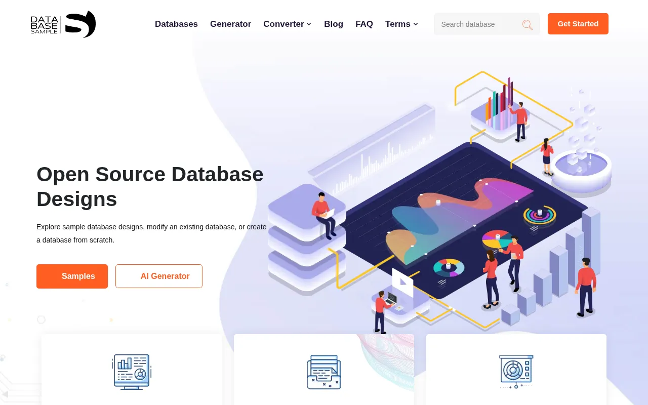 databasesample.com — preview screenshot