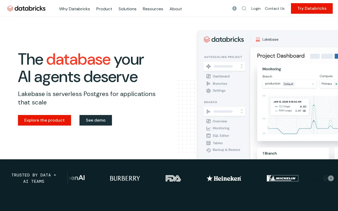 DataBricks — preview screenshot