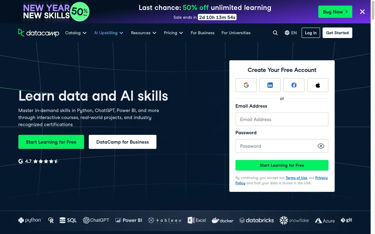 DataCamp — preview screenshot
