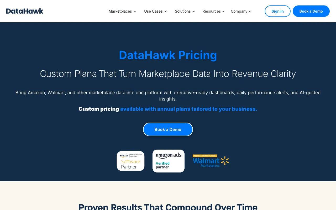 datahawk.co — pricing page