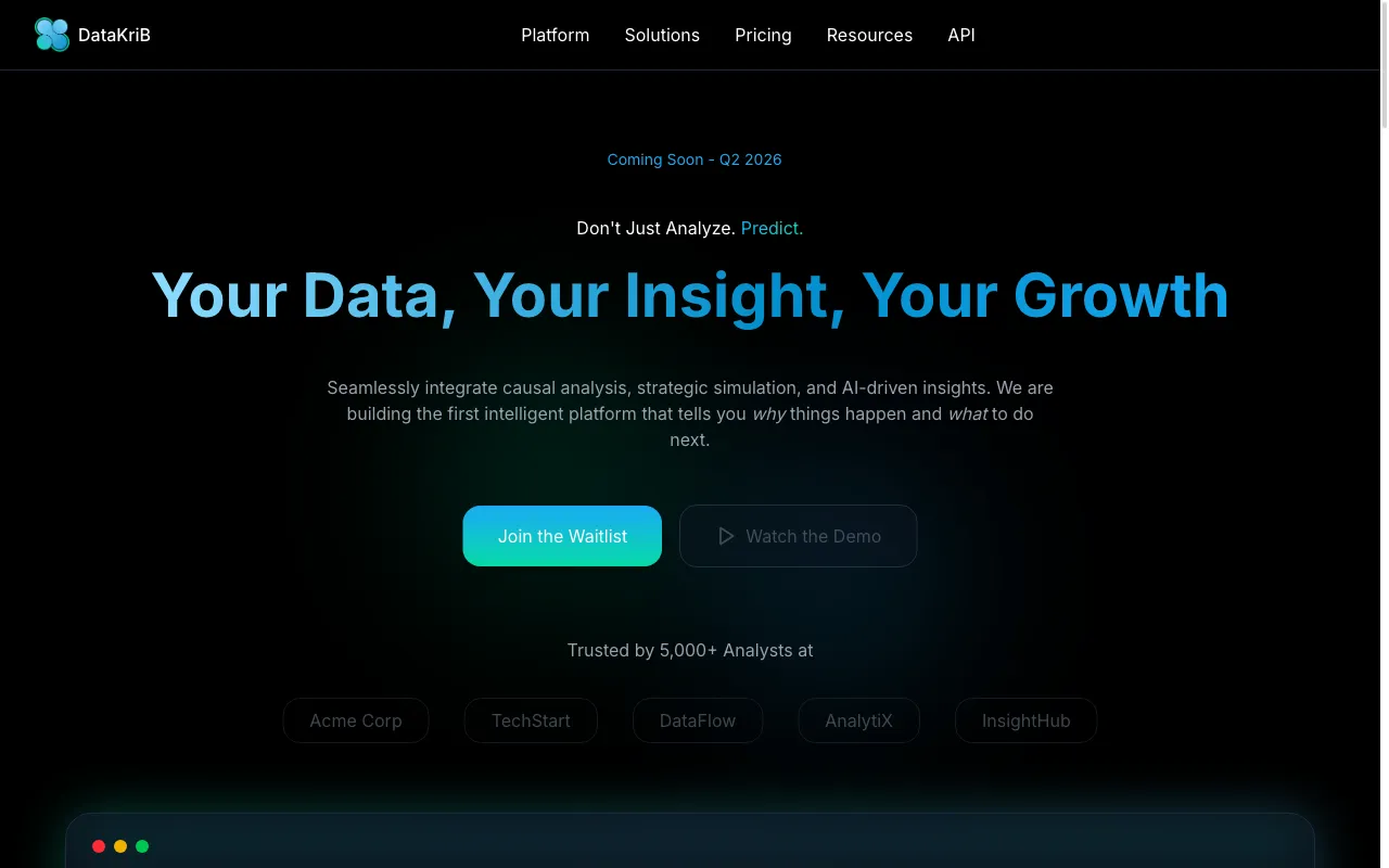 DataKriB — preview screenshot