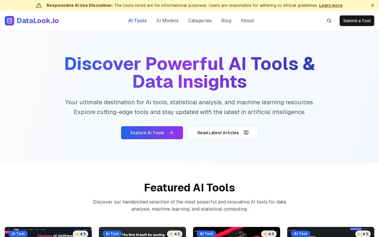 DataLook.io — preview screenshot