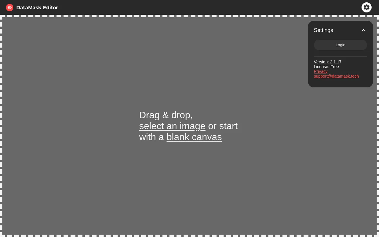 DataMask Screenshot Editor — preview screenshot