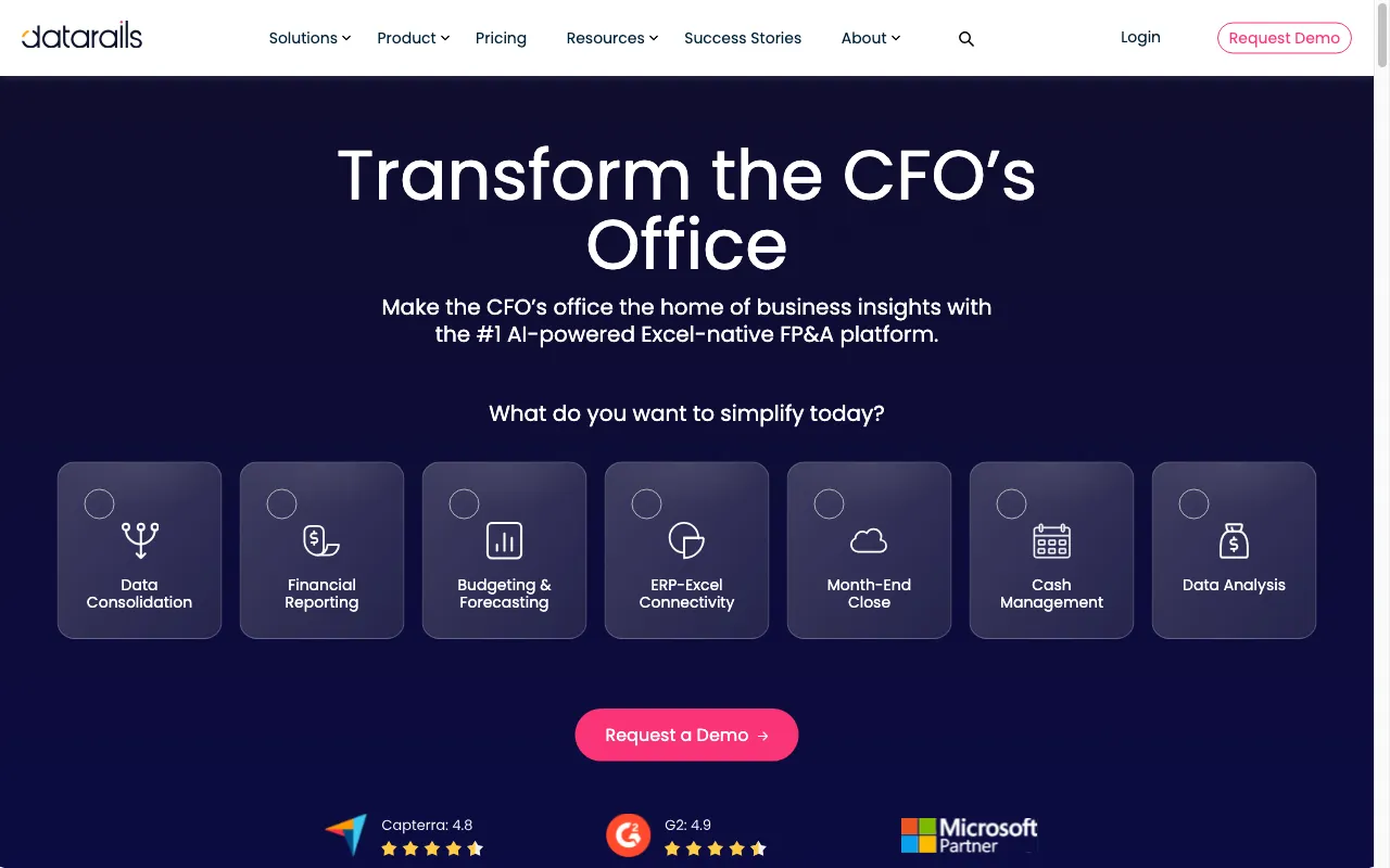datarails.com — preview screenshot