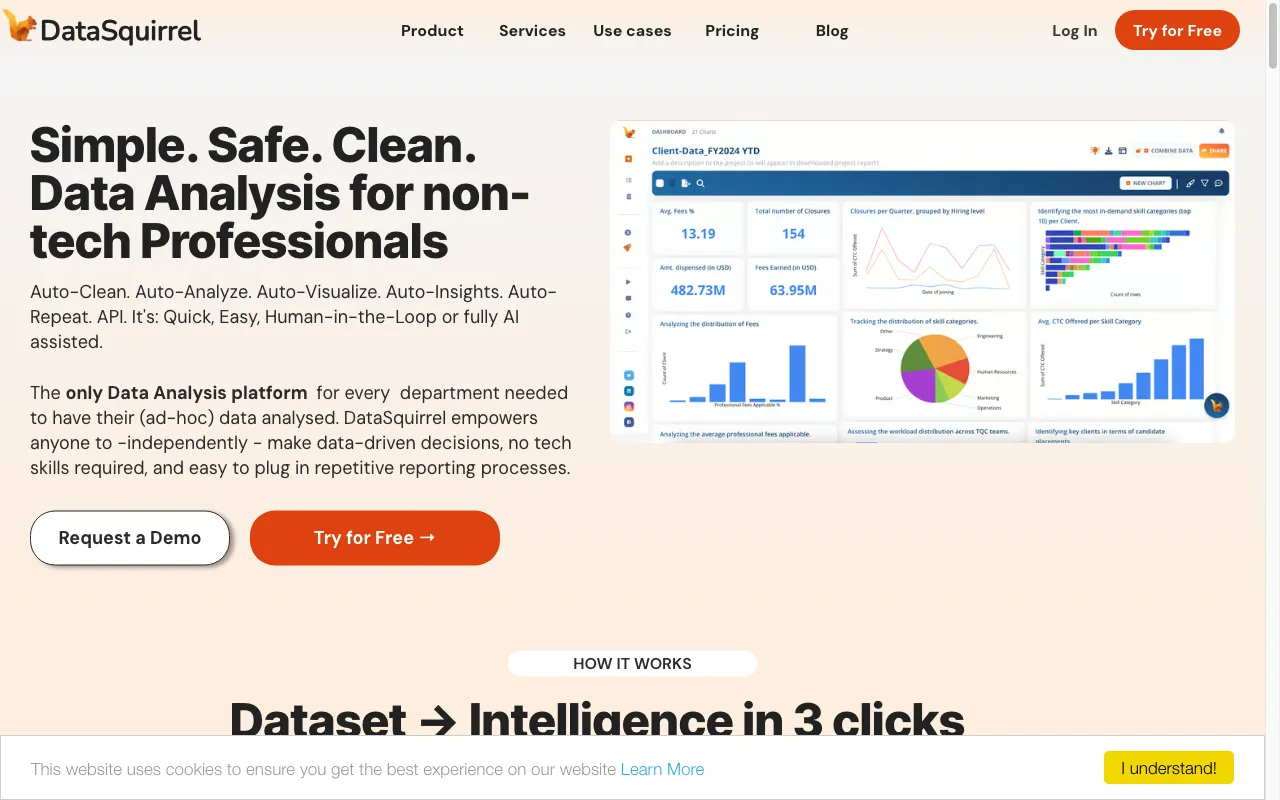 DataSquirrel.ai — preview screenshot