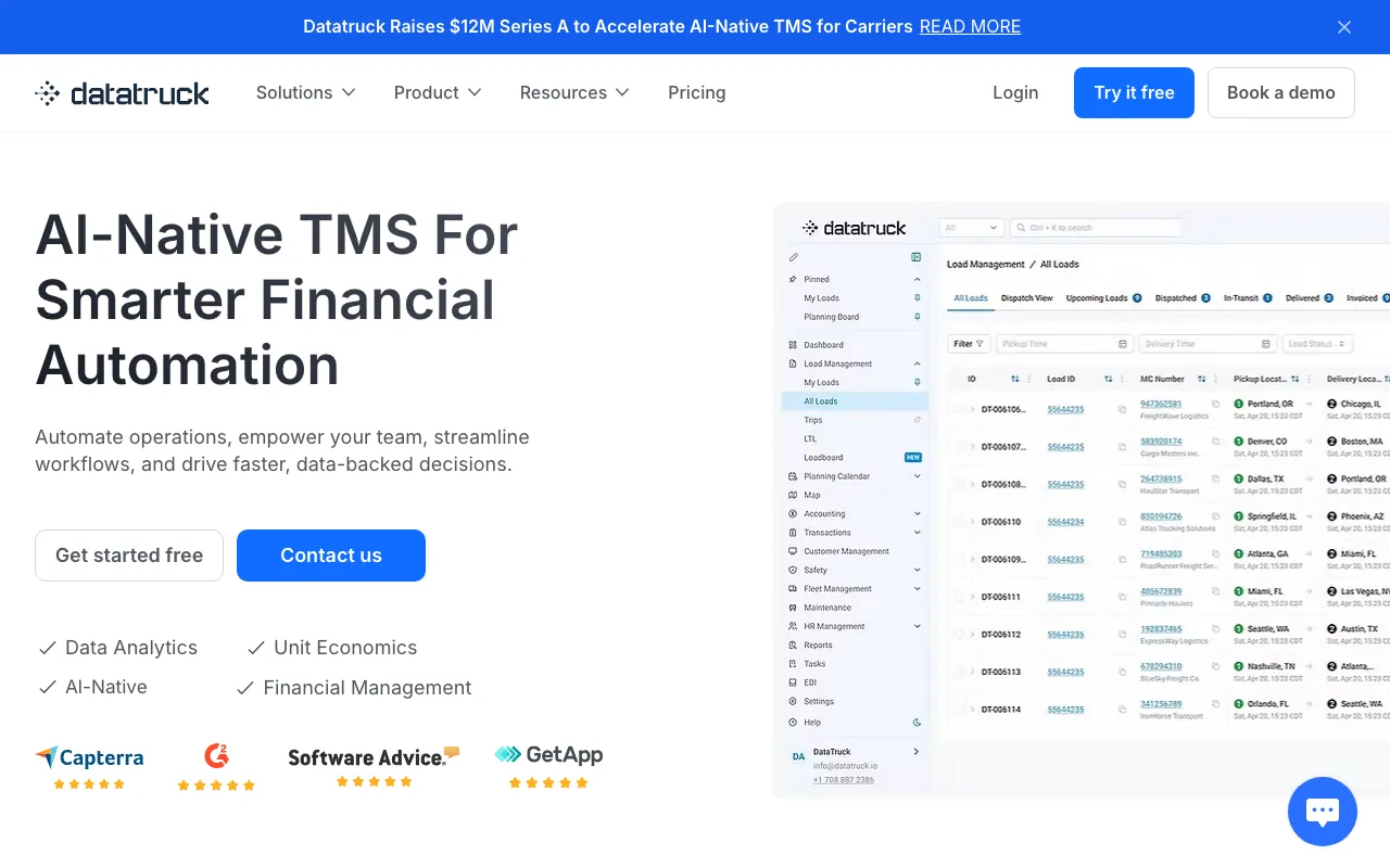 Datatruck — preview screenshot