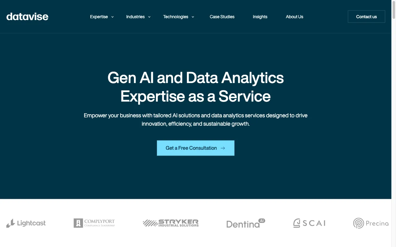 Datavise — preview screenshot