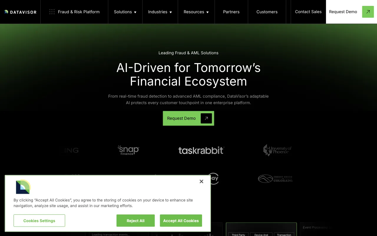 datavisor.com — preview screenshot