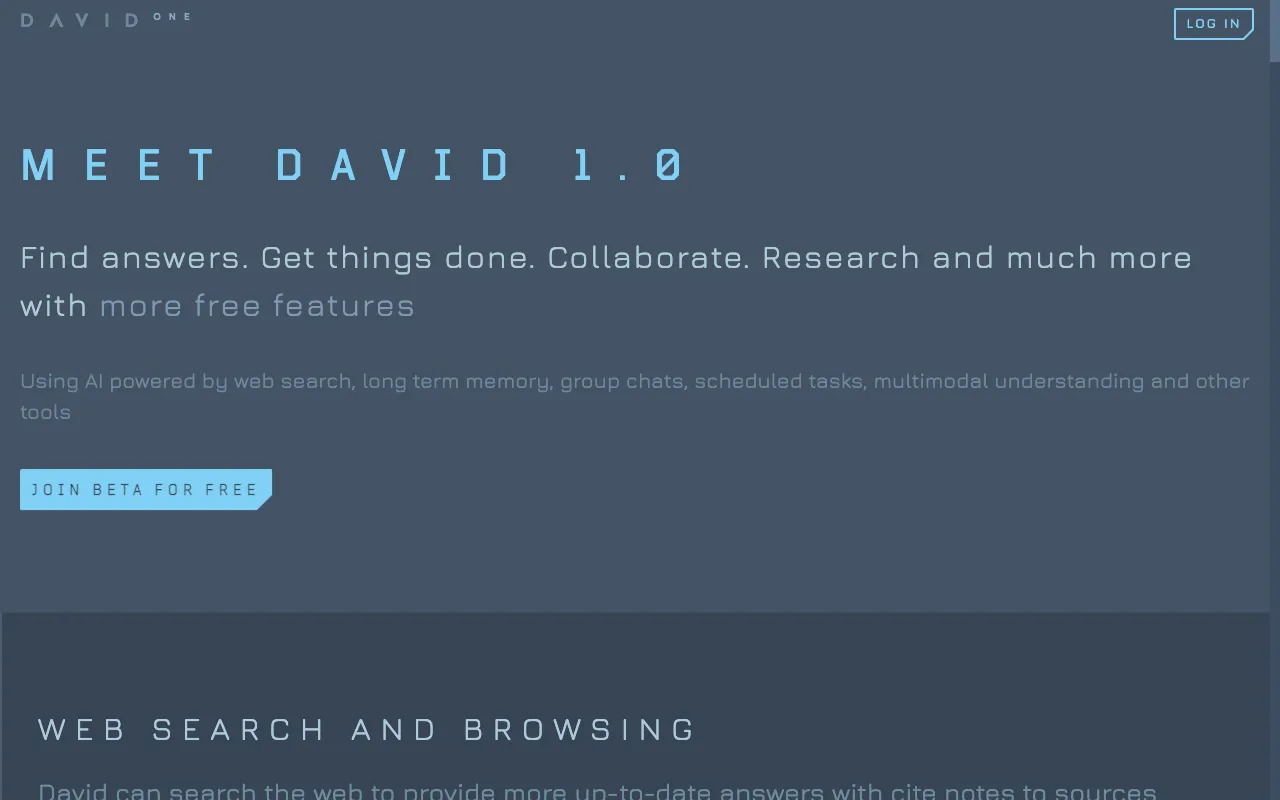 David One — preview screenshot