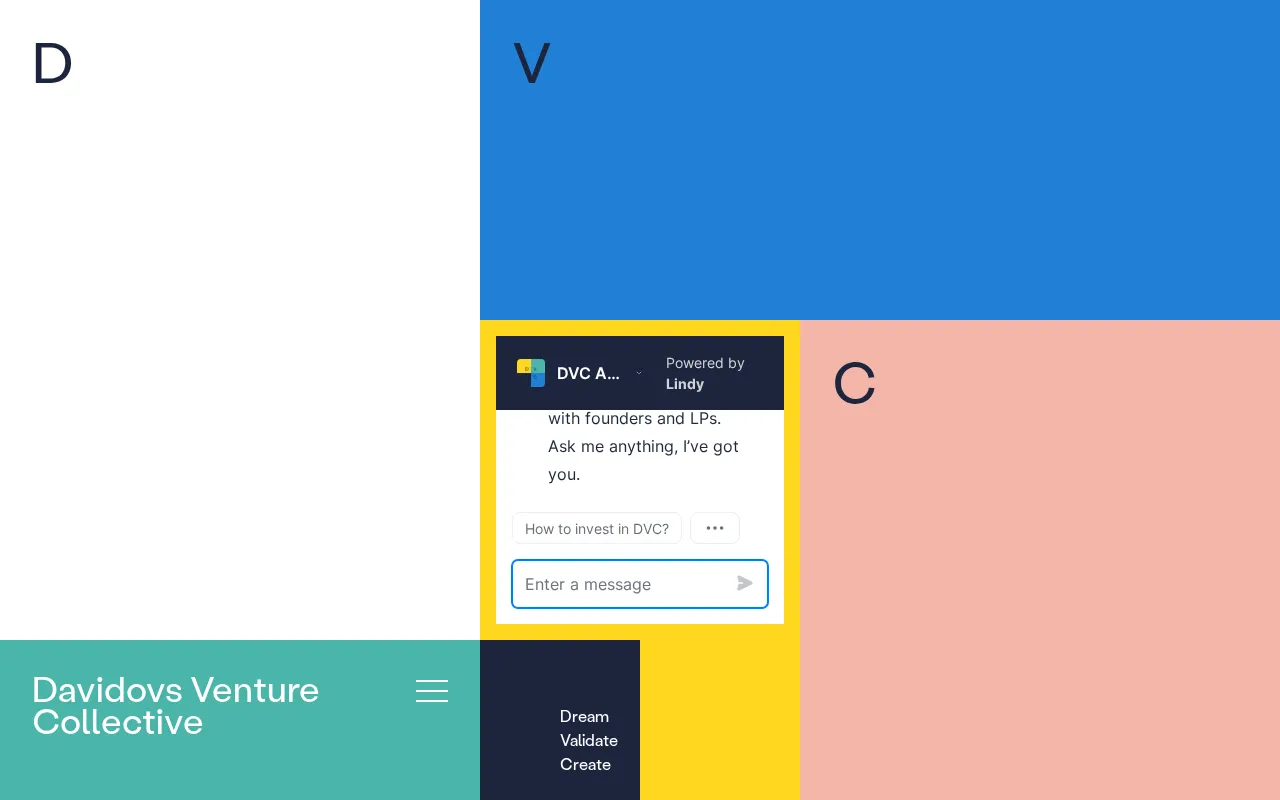 Davidovs Venture Collective — preview screenshot