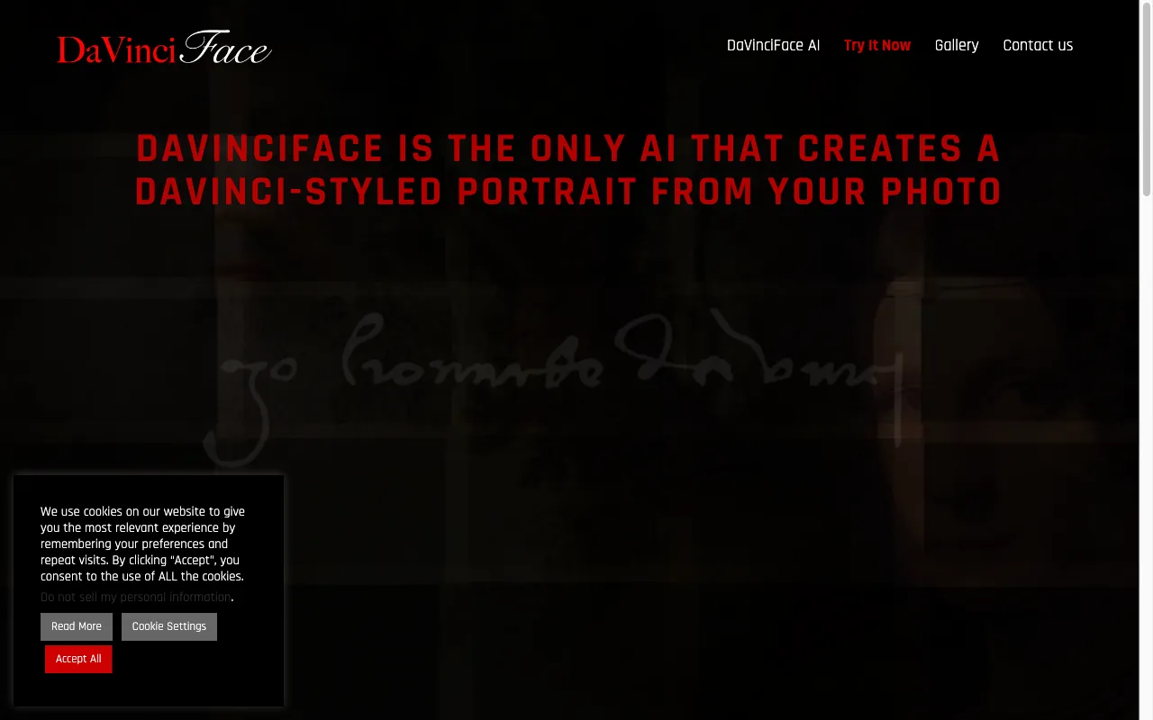 DaVinciFace — preview screenshot