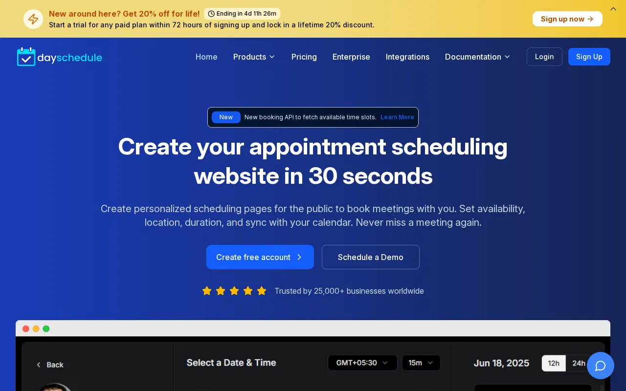 Dayschedule — preview screenshot