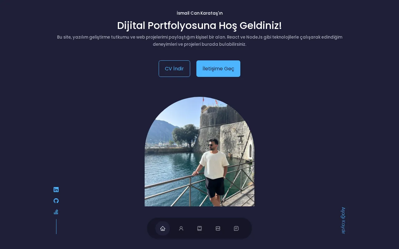 İsmail Can Karataş | Dijital Portföy — preview screenshot