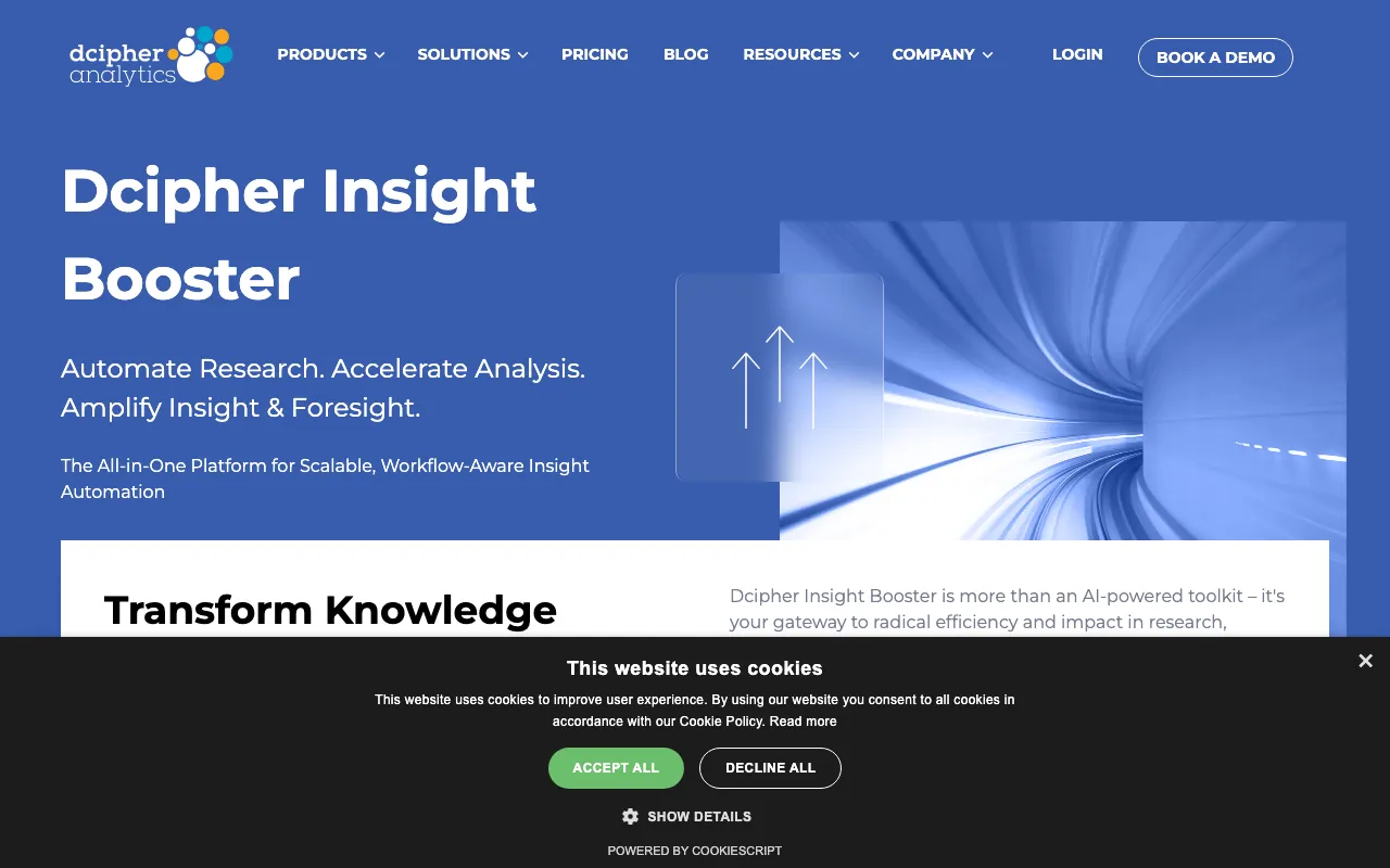 Dcipher Insight Booster — preview screenshot